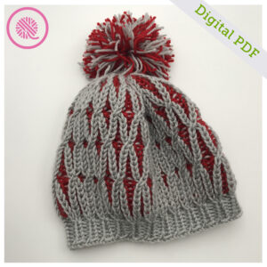 PDF: Loom Knit Twisted Brioche Slouchy Tam - Image 3