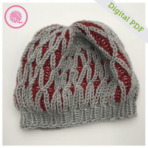 PDF: Loom Knit Twisted Brioche Slouchy Tam - Image 2