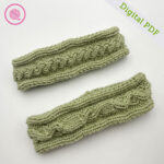 PDF: Loom Knit Cabled Headbands