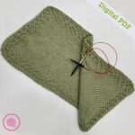 PDF: Needle Knit Grandma's Rectangle Blanket