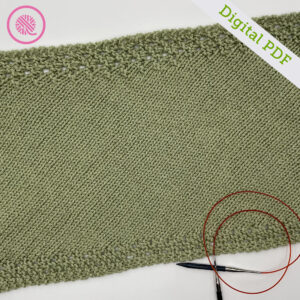 PDF: Needle Knit Grandma's Rectangle Blanket - Image 2