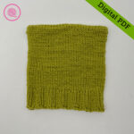 PDF: Loom Knit Basic Envelope Hat