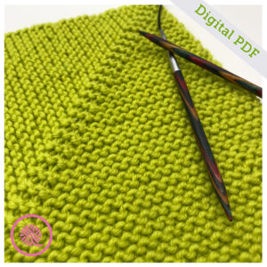 PDF: Needle Knit Traditional Mitered Square (Solid) - Image 3
