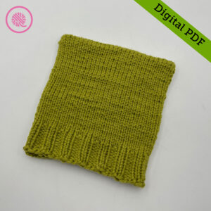 PDF: Loom Knit Basic Envelope Hat - Image 2