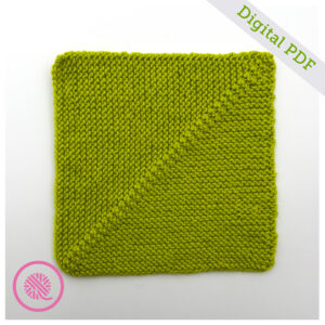 PDF: Needle Knit Traditional Mitered Square (Solid) - Image 2