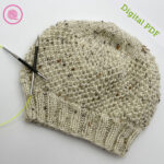 PDF: Needle Knit Beehive Waffle Hat
