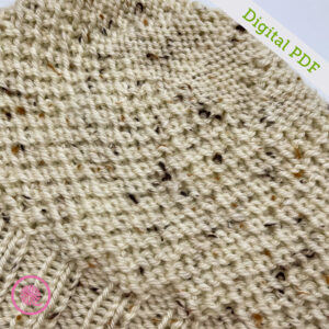 PDF: Loom Knit Beehive Waffle Hat - Image 4