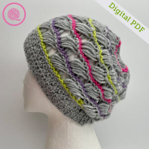 PDF: Loom Knit Breezy Retreat Hat - Image 2