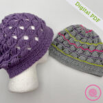 PDF: Loom Knit Breezy Retreat Hat