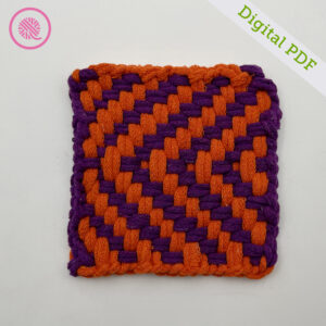 PDF: Woven Two-Two Twill Chevron Potholder - Image 3