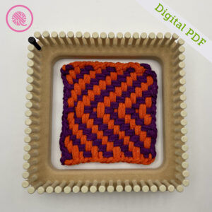 PDF: Woven Two-Two Twill Chevron Potholder - Image 2