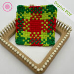 PDF: Woven Christmas Plaid Potholder