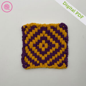 PDF: Woven Twill Diamond Potholder - Image 3