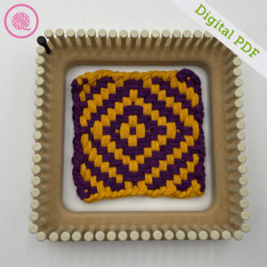 PDF: Woven Twill Diamond Potholder - Image 2