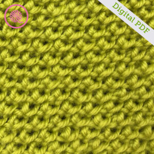 PDF: Needle Knit Edelweiss Blanket