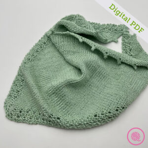 PDF: Loom Knit Grandma's Eyelet Shawl
