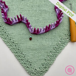 PDF: Loom Knit Grandma's Eyelet Shawl - Image 3