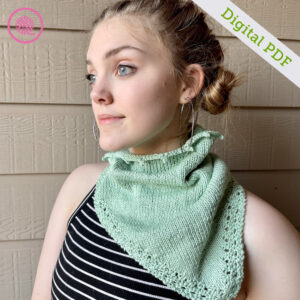 PDF: Loom Knit Grandma's Eyelet Shawl - Image 2