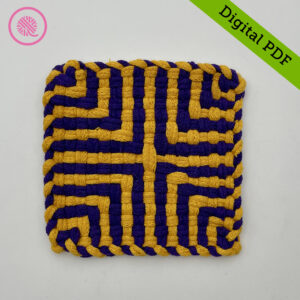 PDF: Woven Noughts and Crosses Potholder - Image 3