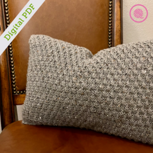 PDF: Needle Knit Ripple Twist Pillow - Image 3