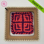 PDF: Woven Radiating Boxes Potholder