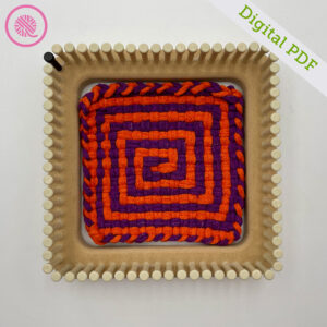PDF: Woven Square Spiral Potholder - Image 2