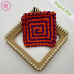 PDF: Woven Square Spiral Potholder