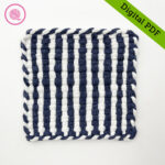 PDF: Woven Stripes Potholder