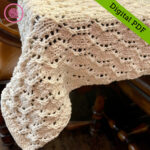 PDF: Loom Knit Lacy Table Tablecloth