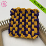 PDF: Woven Back and Forth Twill Potholder