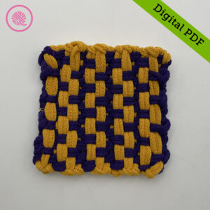 PDF: Woven Back and Forth Twill Potholder - Image 2