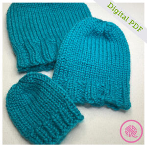 PDF: Loom Knit Basic Beanie (Multiple Sizes) - Image 4