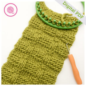 PDF: Loom Knit Basketweave Cowl - Image 3