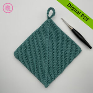 PDF: Crochet Classic Double Thick Potholder Pattern