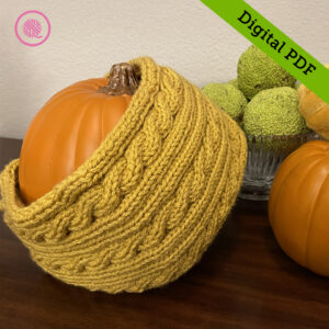 PDF: Loom Knit Rope Cable Cowl Pattern - Image 3