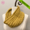 PDF: Needle Knit Rope Cable Cowl Pattern