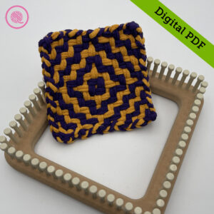 PDF: Woven Twill Step Diamond Potholder Pattern - Image 2