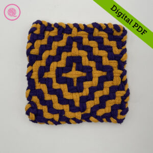 PDF: Woven Twill Step Diamond Potholder Pattern - Image 4