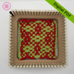 PDF: Woven Diamond Buffalo Potholder