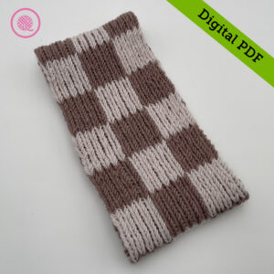 PDF: Loom Double Knit Checkerboard Cowl - Image 2