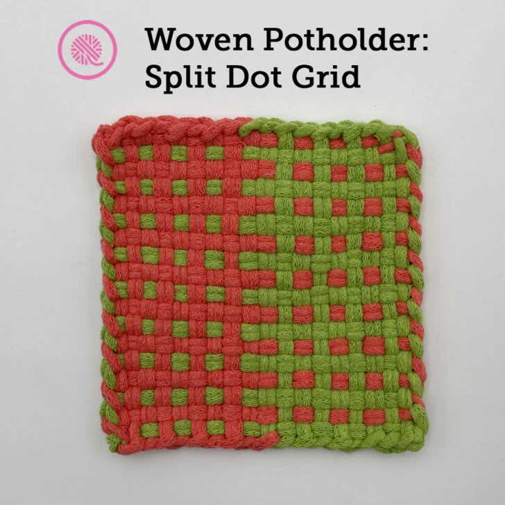 Weave the Split Dot Grid Design!