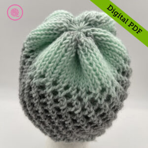 PDF: Loom Double Knit Eyelet Hat Pattern - Image 2
