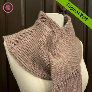 PDF: Loom Double Knit Eyelet Scarf - Image 3