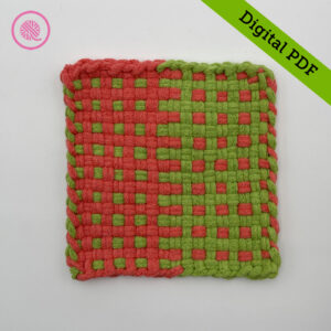 PDF: Split Dot Grid Potholder Pattern - Image 2