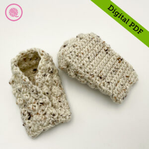 PDF: Crochet Marshmallow Baby Moccasins Pattern - Image 3