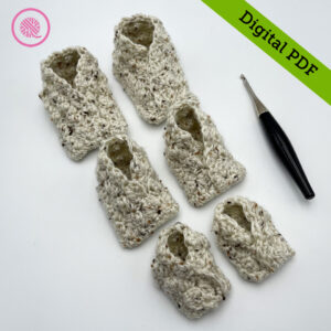 PDF: Crochet Marshmallow Baby Moccasins Pattern - Image 2