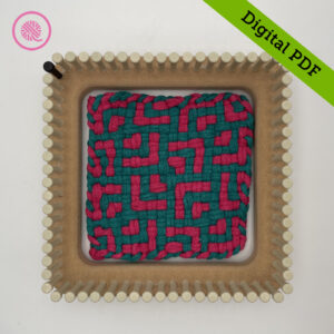 PDF: Woven Tiny Intersecting Corners Potholder Pattern