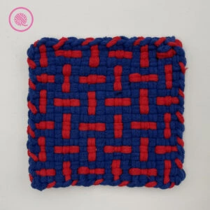 weave the bars potholder