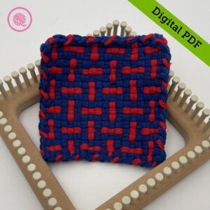 PDF: Woven Bars Potholder Pattern - Image 3