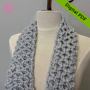 PDF: Loom Knit Honeycomb Scarf Pattern - Image 2